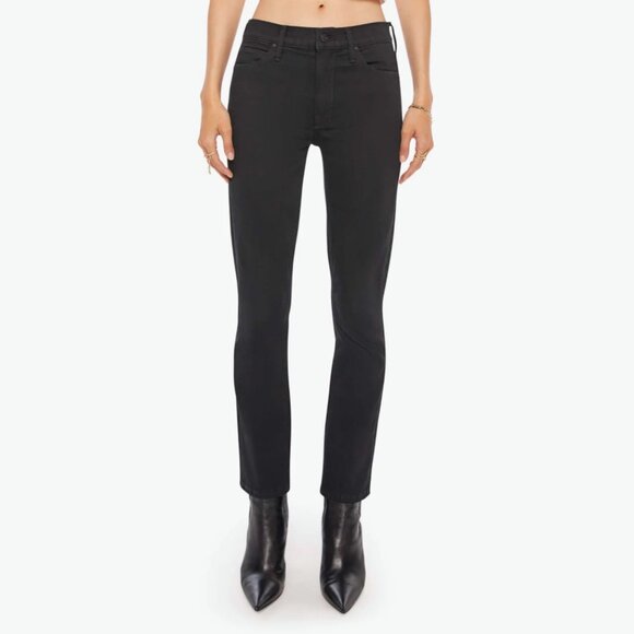 Mother The Mid Rise Dazzler Ankle Not Guilty Black Size 34 - Picture 1 of 13